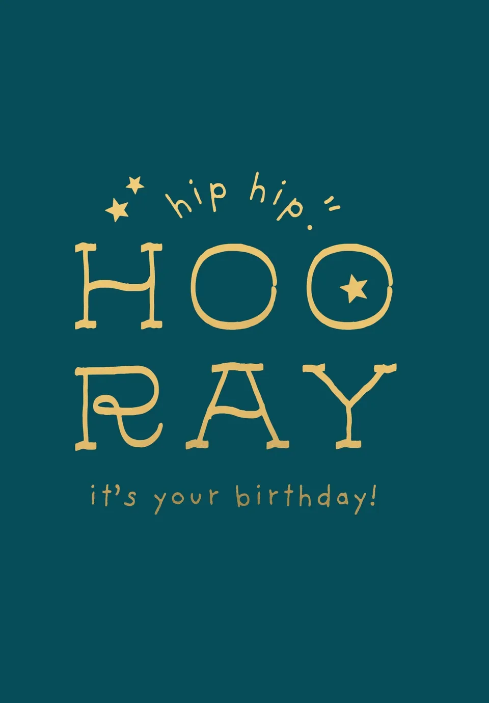 KaiserCraft Explorer Mates Hooray gratulasjonskort 13x18 cm