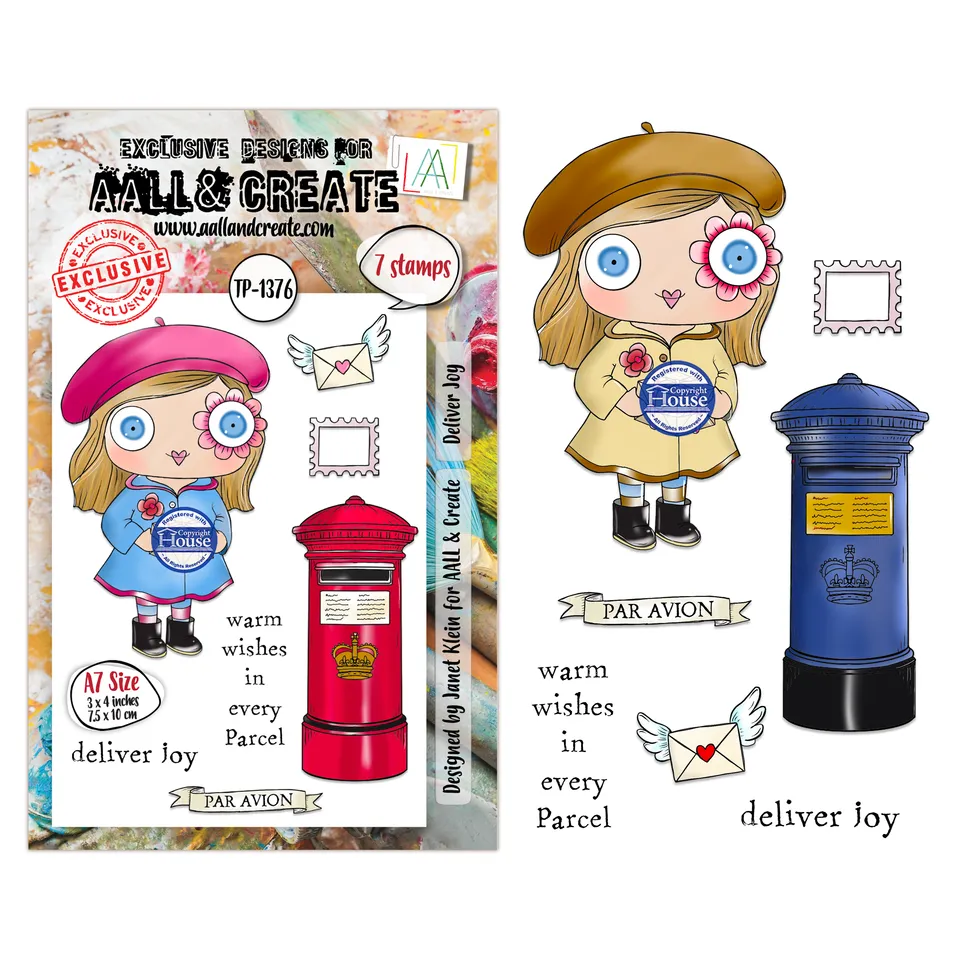 AALL & Create TP-1376 Deliver Joy stempelsett A7 jul