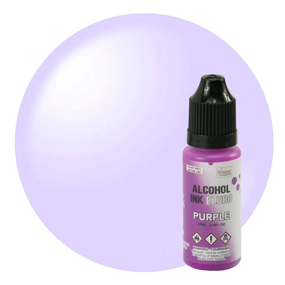 Couture Creations Alcohol Ink Fluro alkoholblekk 12 ml Purple neon