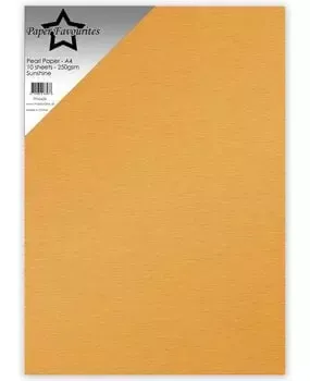 Korthobby Paper Favourites perlepapir Sunshine perlemor