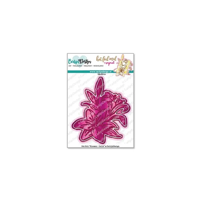 CarlijnDesign Bloemen Lelie CDHF-0031 hotfoilplate styrke