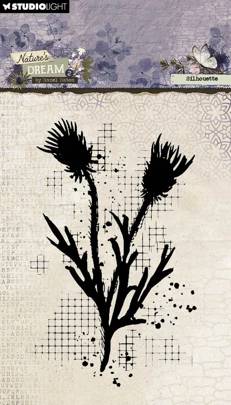 Hazel Eaton Nature's Dream 2 clear stamp Silhouette