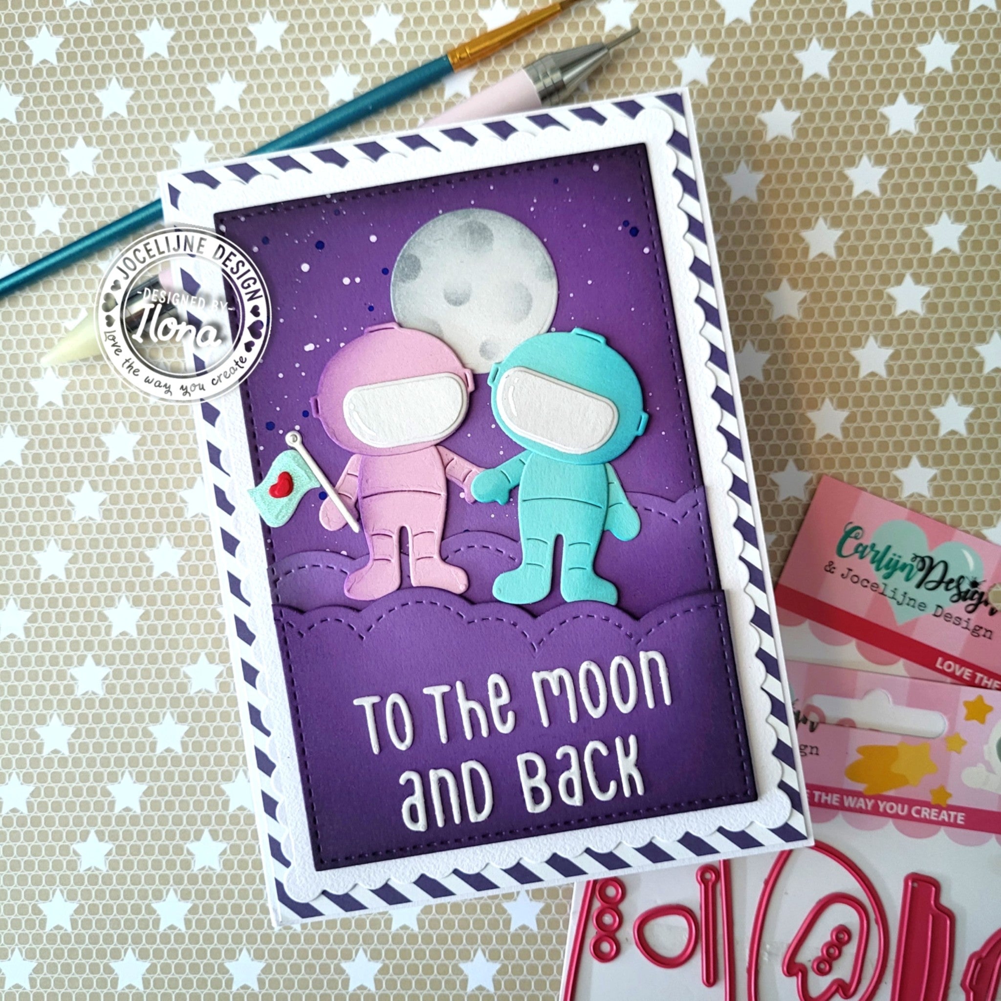 CarlijnDesign Space Greetings CDJD-0031 dies romtema