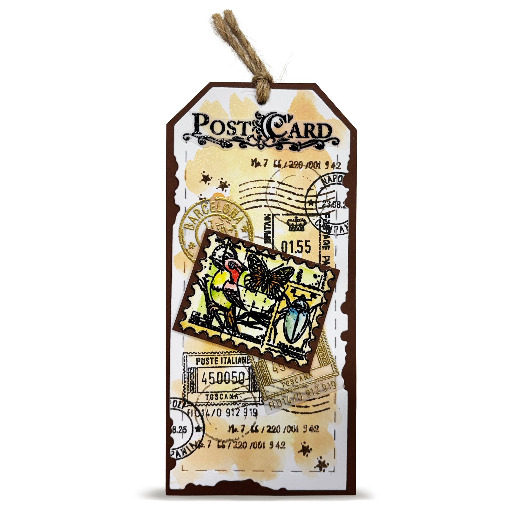 Aall and Create Autour de Mwa Geometric Gazette stempelsett A6 11 pk
