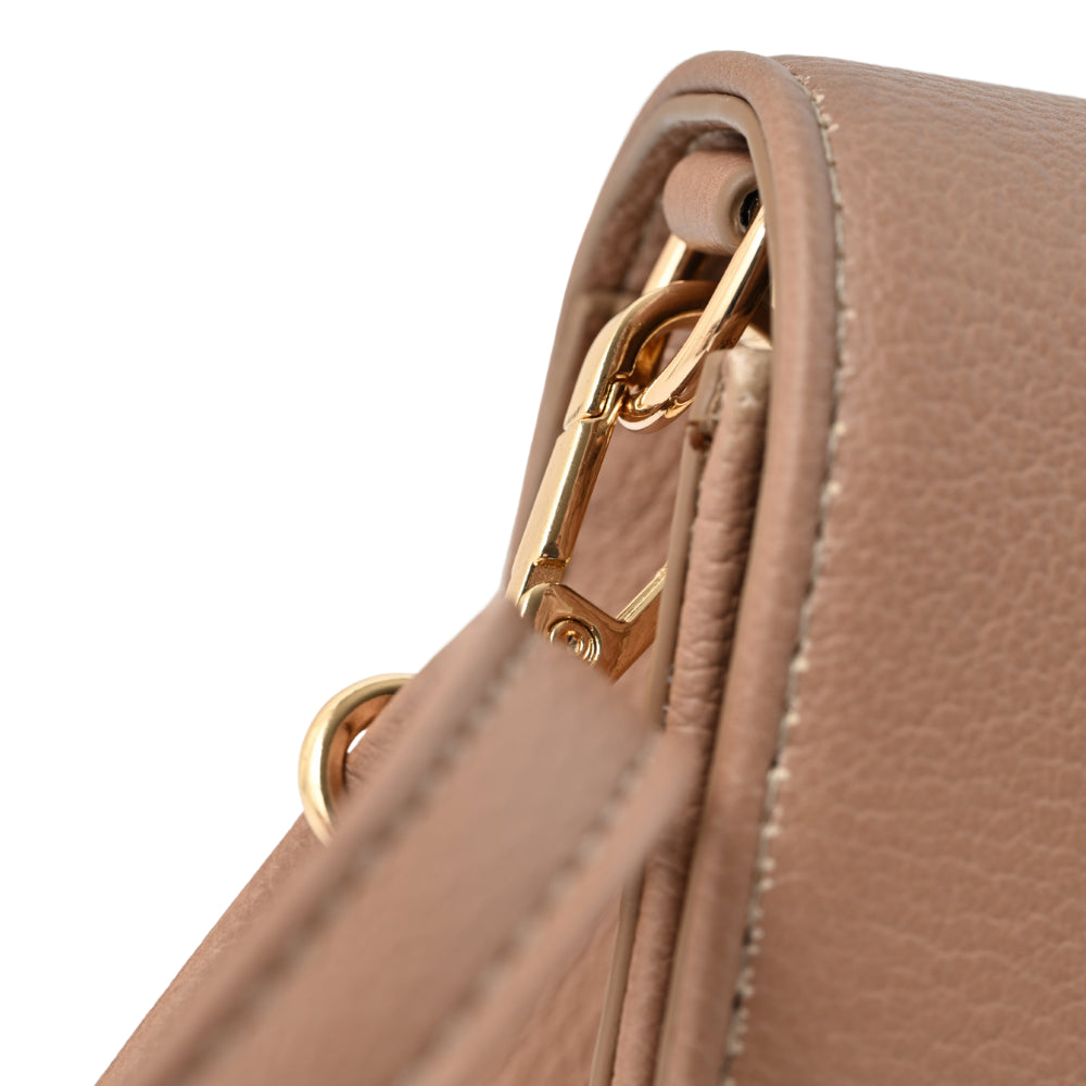 KaiserCraft Belle Buckle skulderveske Mocha magnetlukking