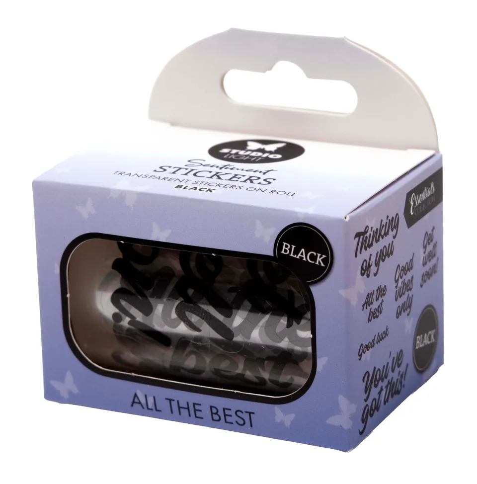 Studio Light Essentials All the Best stickers svart 5 m