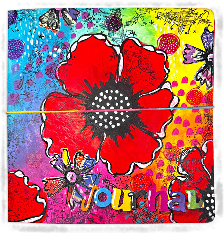Studio Light Art by Marlene journal hvit malbar 104x107 mm