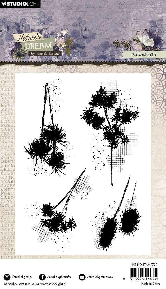 Studio Light Hazel Eaton Nature's Dream 2 stempel Botanicals