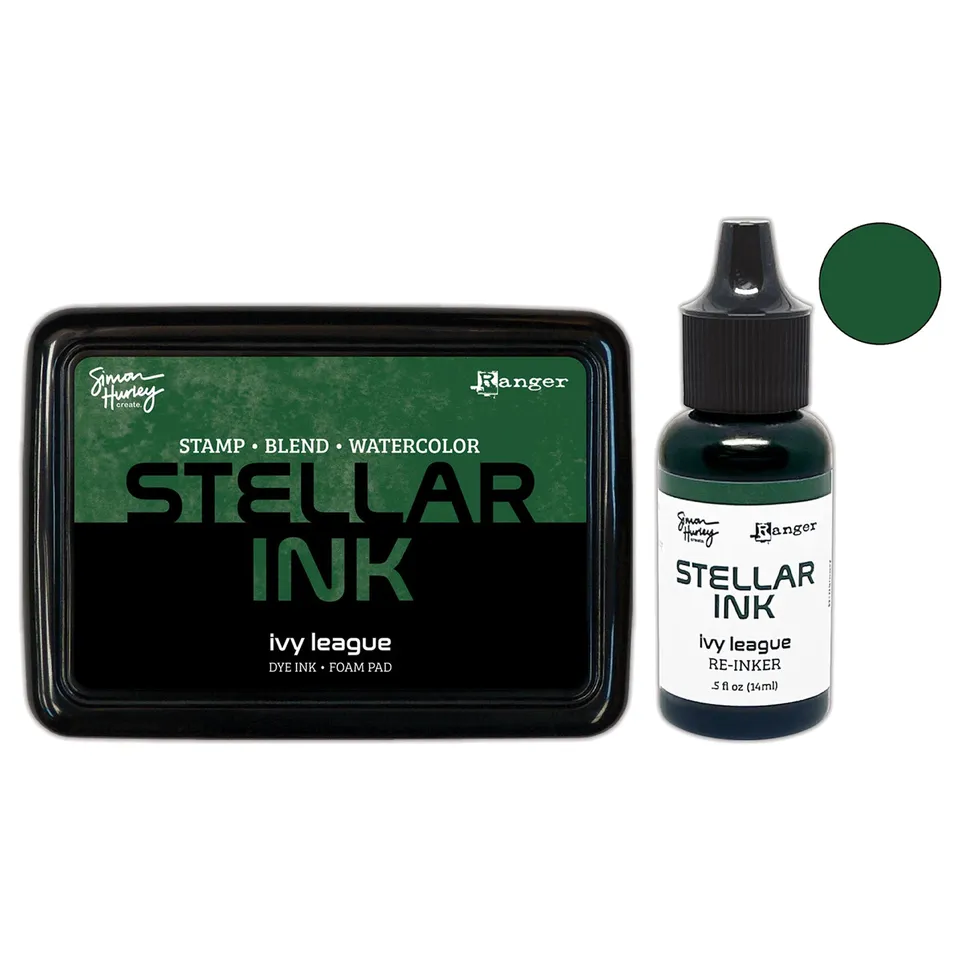 Simon Hurley create. Stellar Ivy League stempelpute + refill grønn