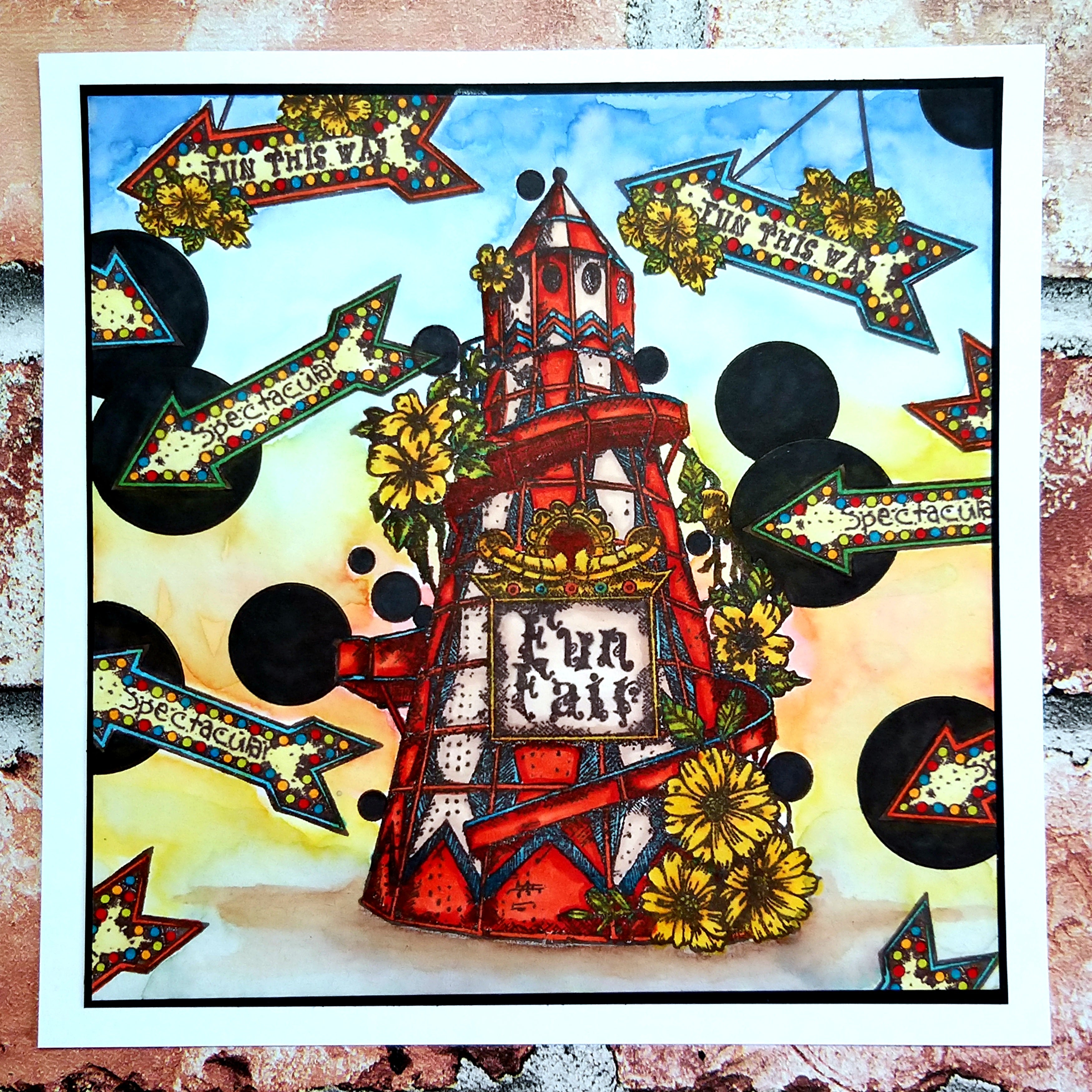 Aall and Create TP-828 Spiralling Delights stempelsett A5