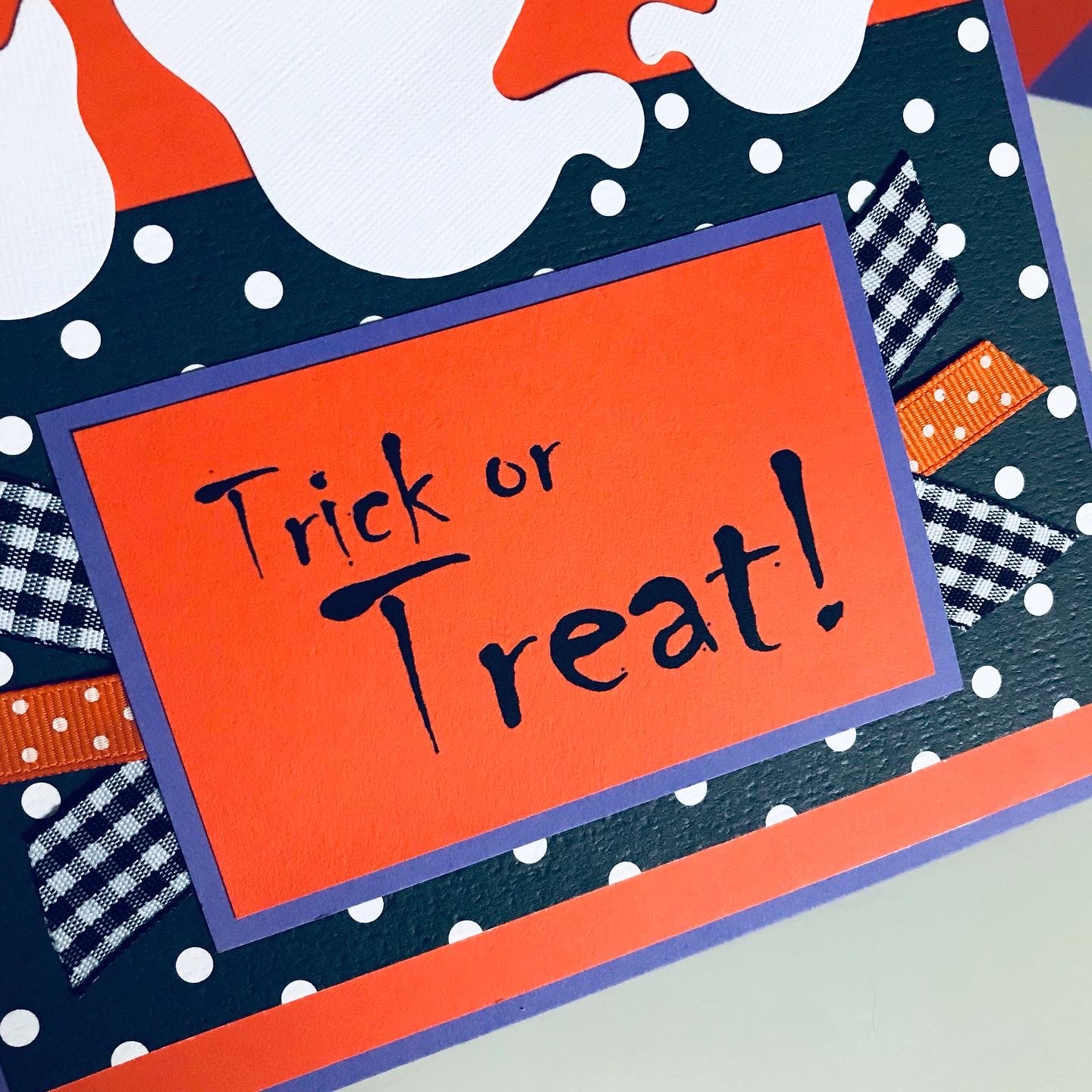 Papirglede Trick or treat digitalt stempel halloween