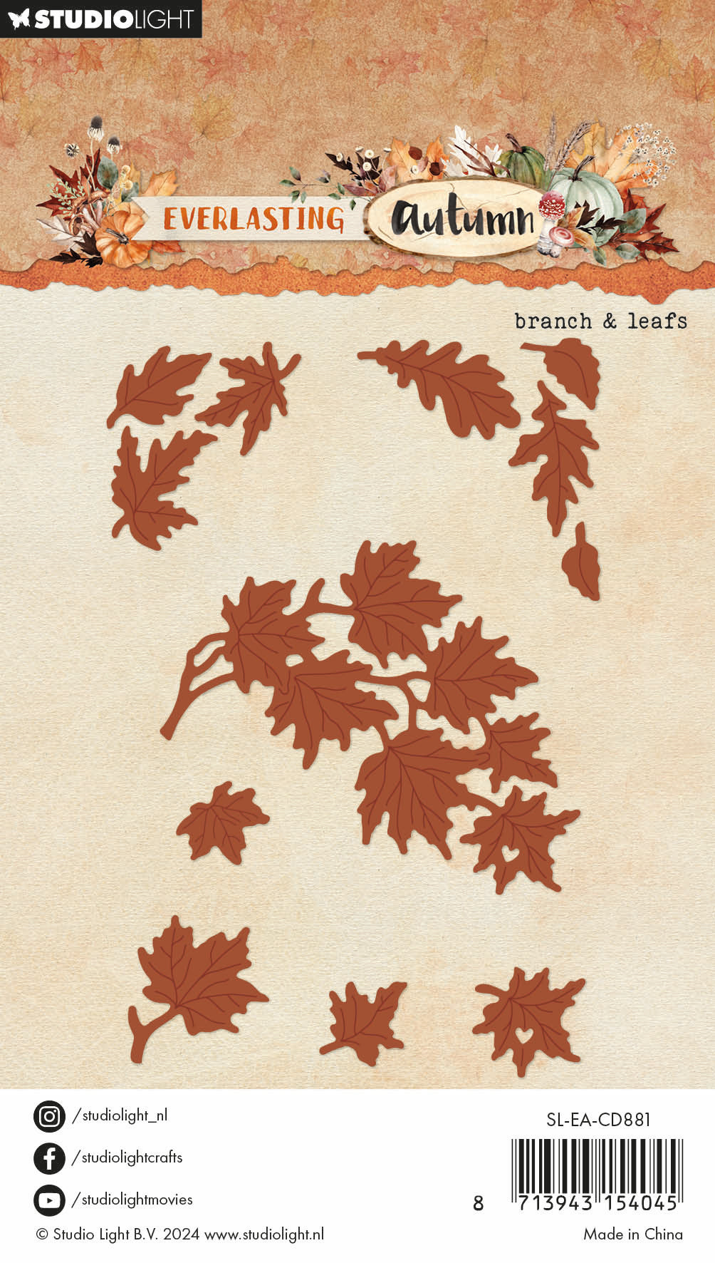 Studio Light Everlasting Autumn Branch & Leafs dies høst