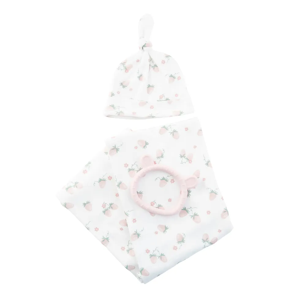 KaiserCraft Market Day Strawberry babysett jersey 3 deler