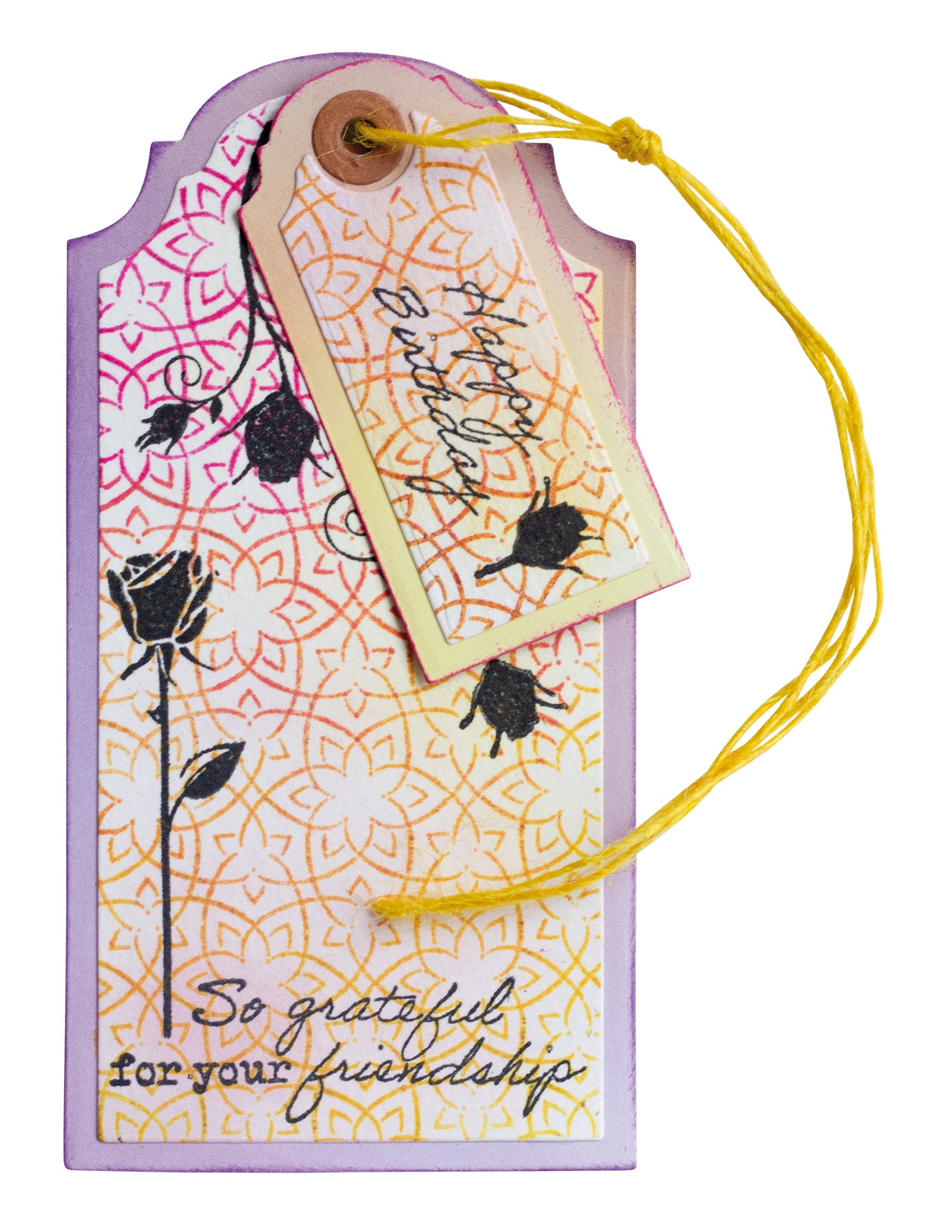 Studio Light Essentials Lovely Tag dies tag til kort