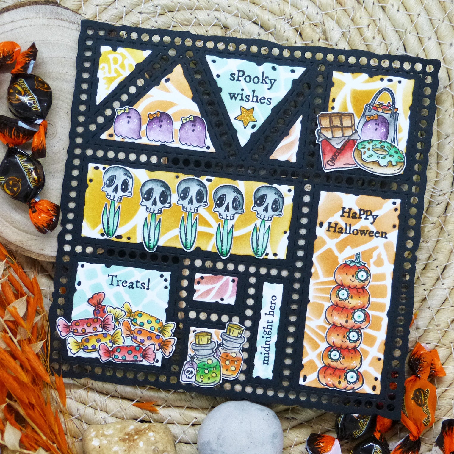AALL & Create TP-1422 Halloween Bits stempelsett A7