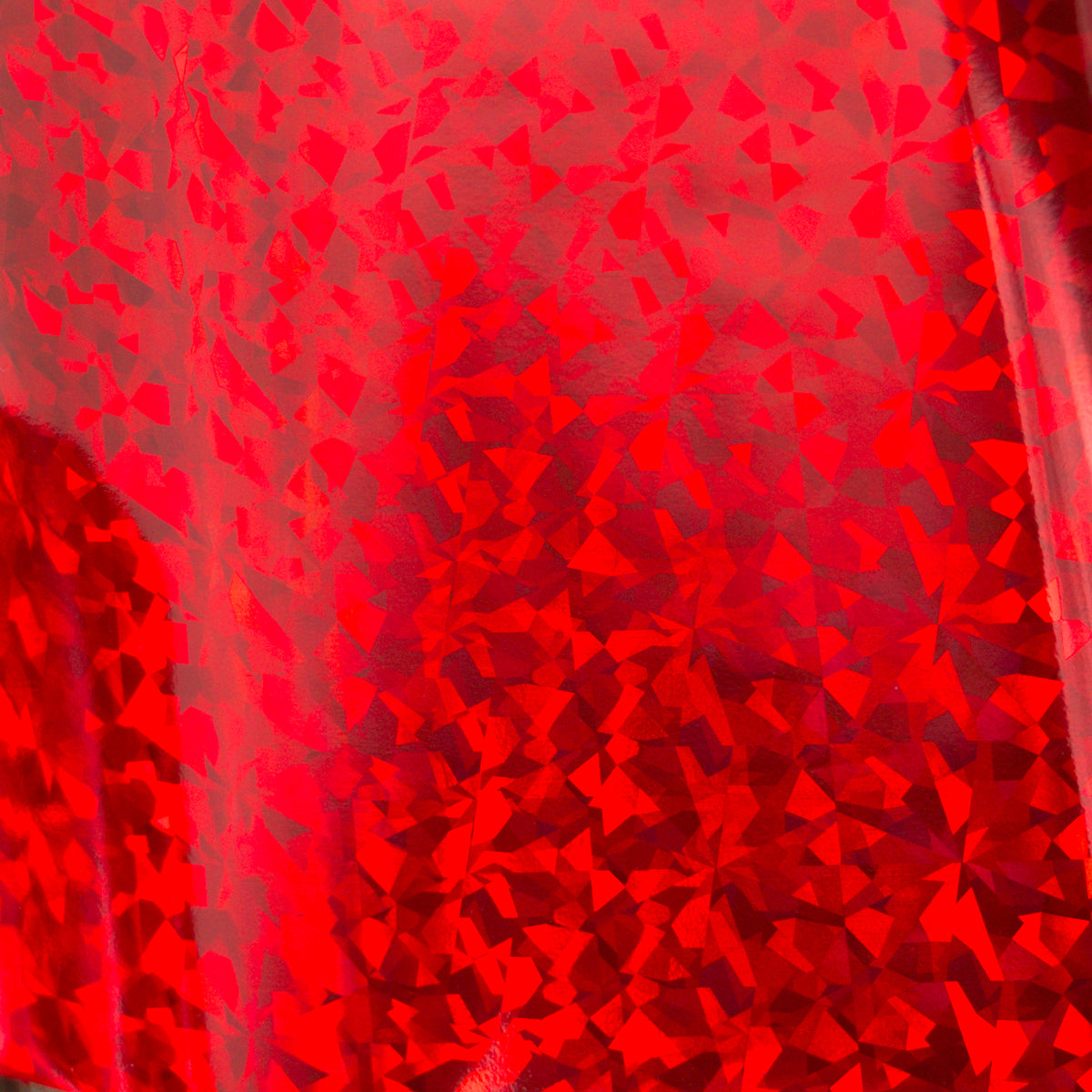 Couture Creations folie rød trekant iriserende 125mm x 5m