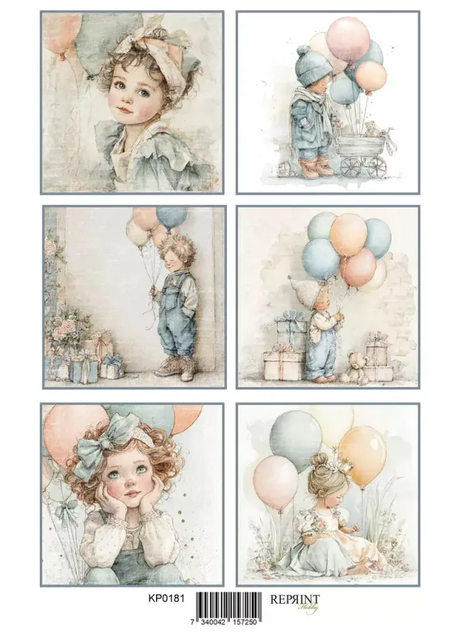Reprint Quiet Moments Celebrate klippark A4