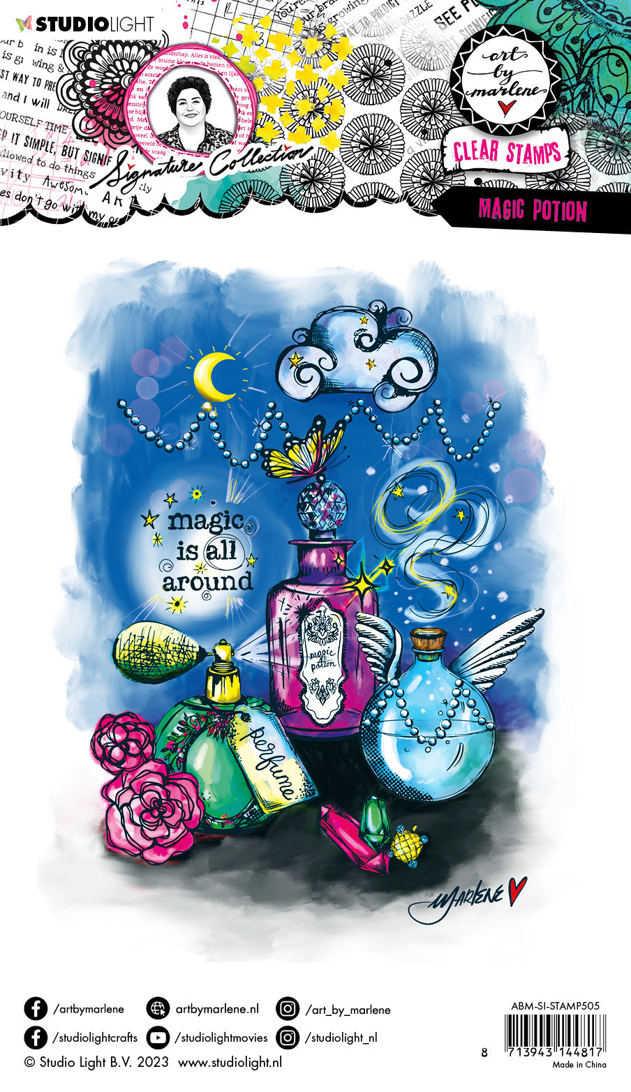 Studio Light Art by Marlene Magic Potion klarstempel A5