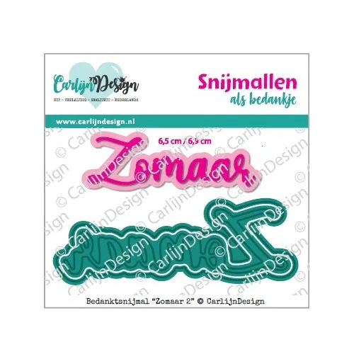 CarlijnDesign CDBS-0017 dies Zomaar takk 6,5 cm
