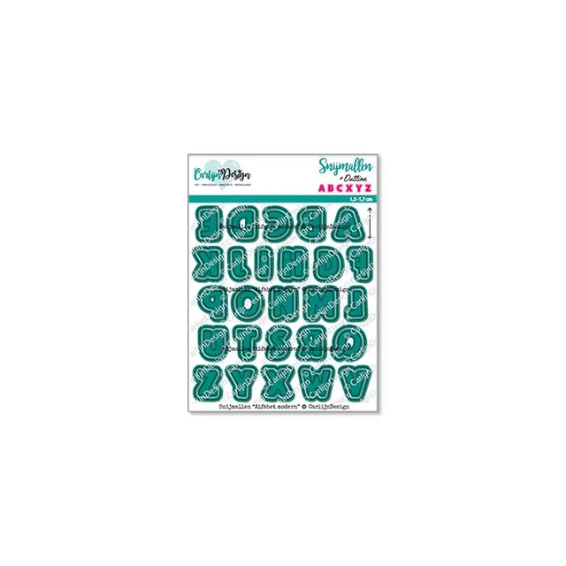 CarlijnDesign CDSN-0285 Alfabet Modern dies store bokstaver