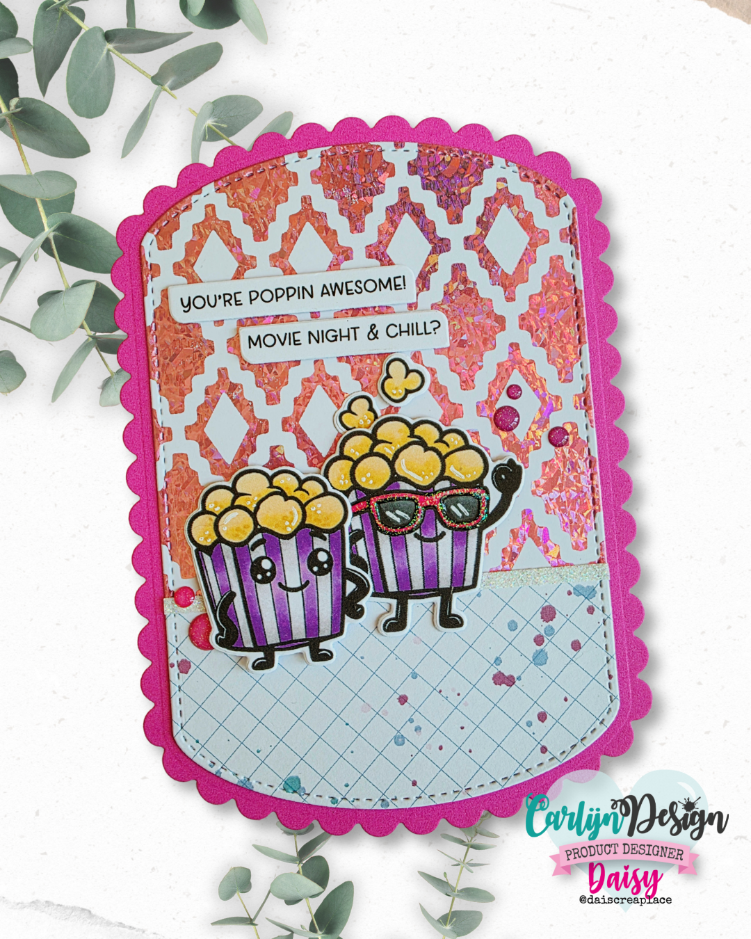 CarlijnDesign Neons CDED-0019 enamel dots glitter