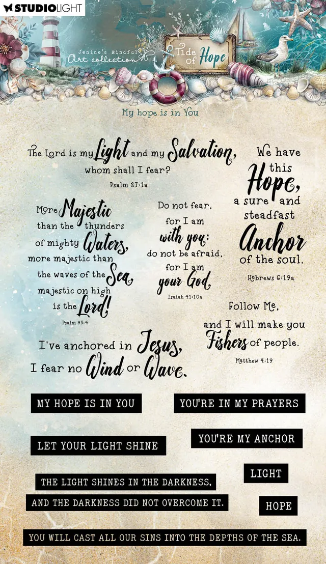 Studio Light Tide of Hope My Hope Is in You stempel