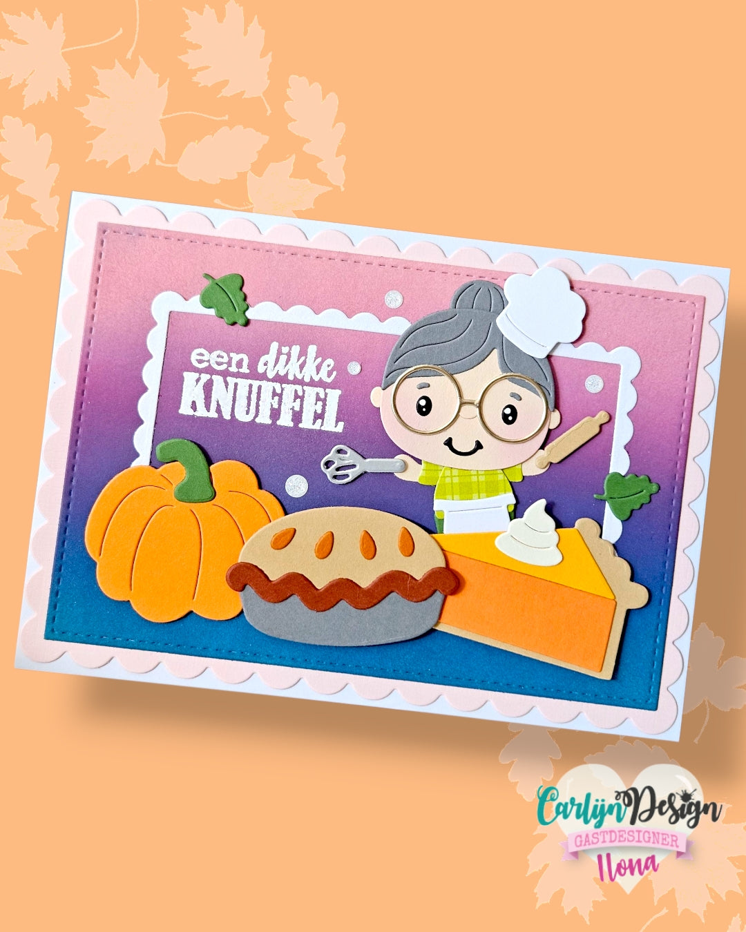 CarlijnDesign Autumn Love CDJD-0062 dies høst kaffe