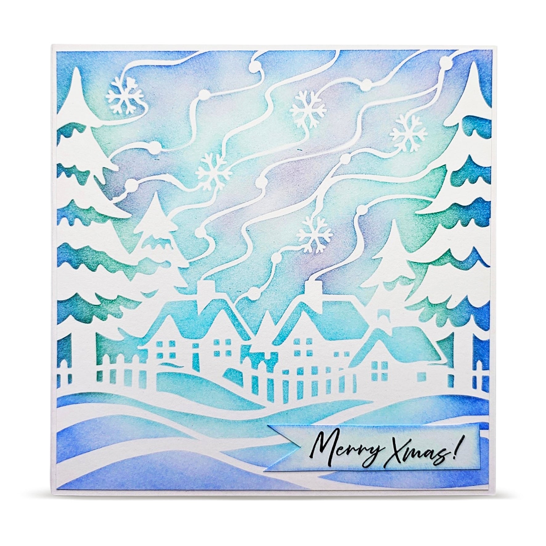 AALL & Create PC-272 Winter Quiet sjablong 15x15 cm – vinter