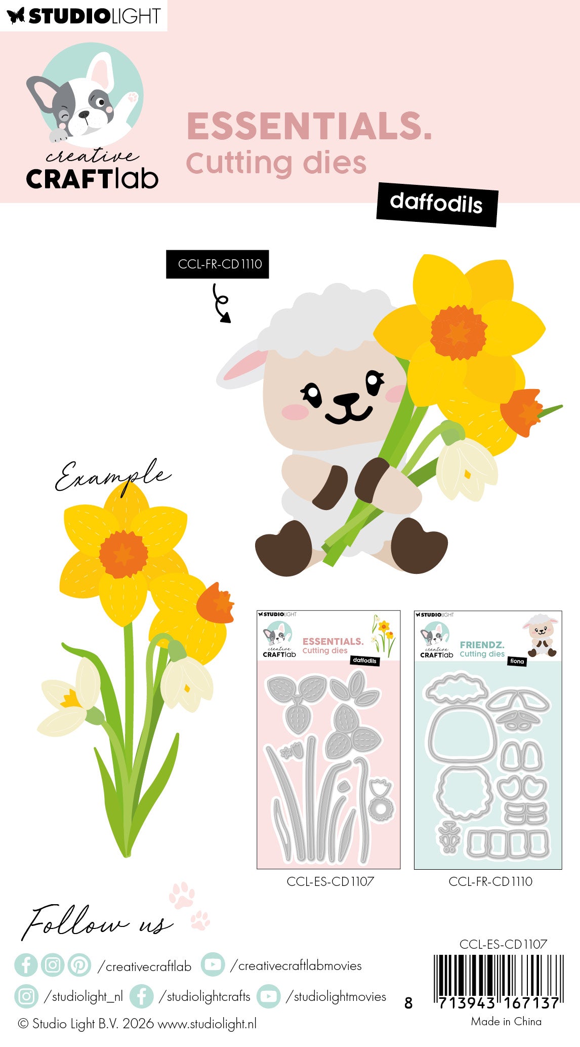 Creative Craftlab Essentials Daffodils dieskuttesett