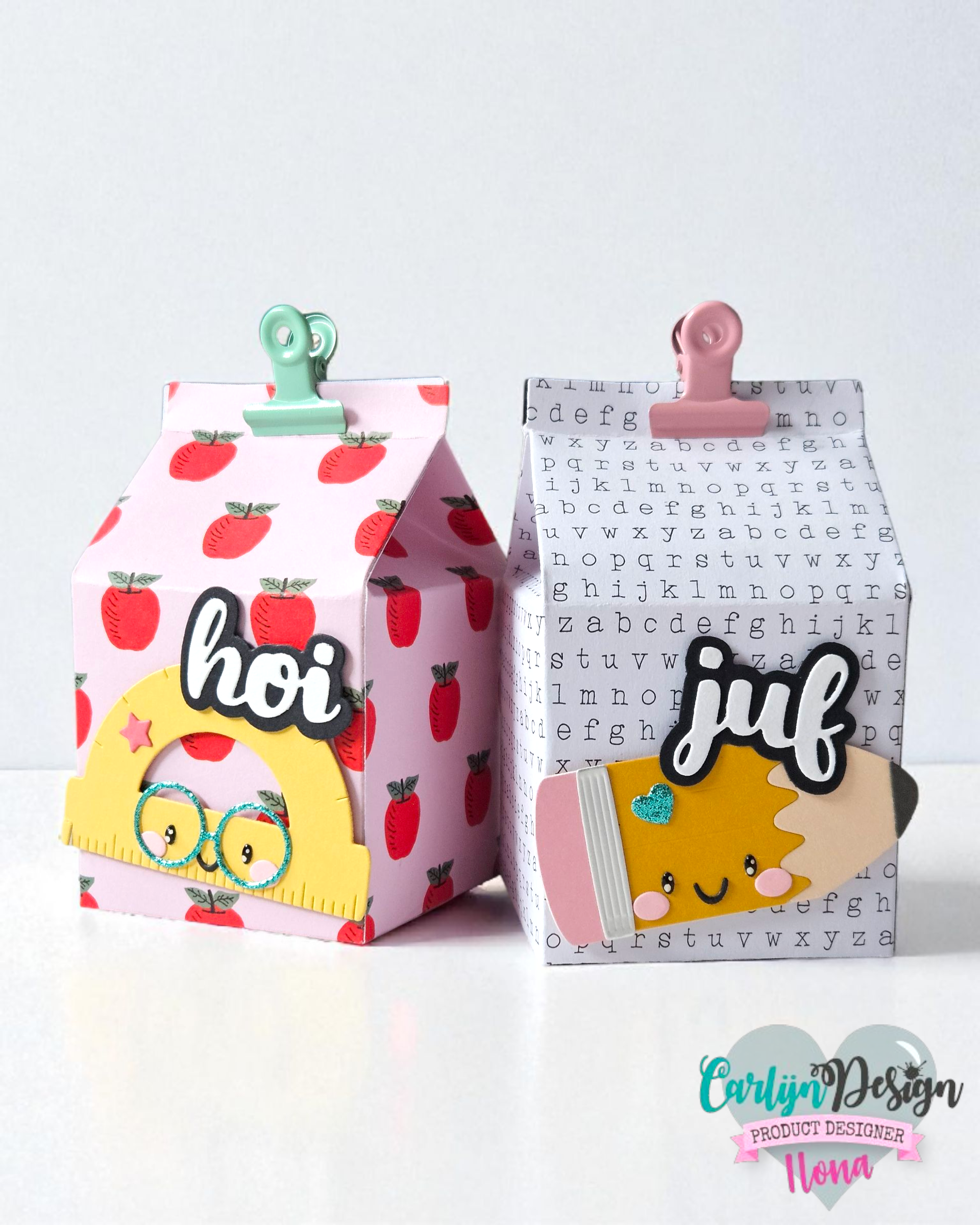 CarlijnDesign Celebration Carton CDSN-0336 dies gaveeske 3D