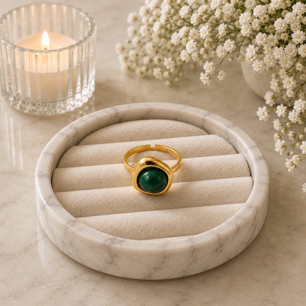 KaiserCraft Sunset Spritz Stone Ring ring smaragd lett