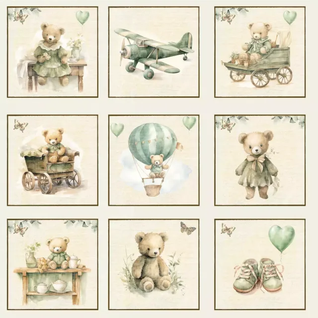 Reprint Bear tags mønsterpapir 12x12