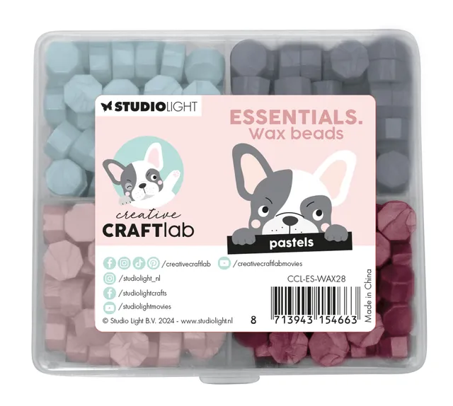 Creative Craftlab voksperler pastell segl