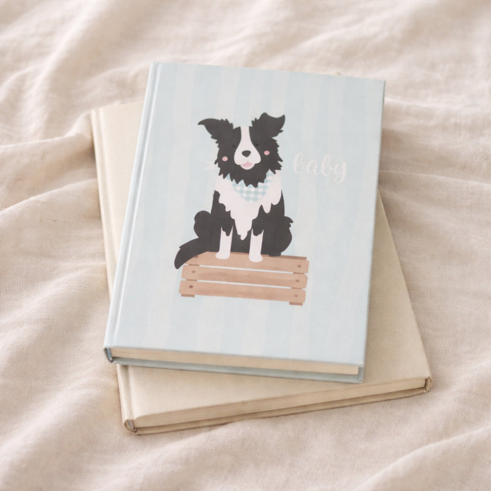 KaiserCraft Market Day Collie babyminnebok A4 52 sider