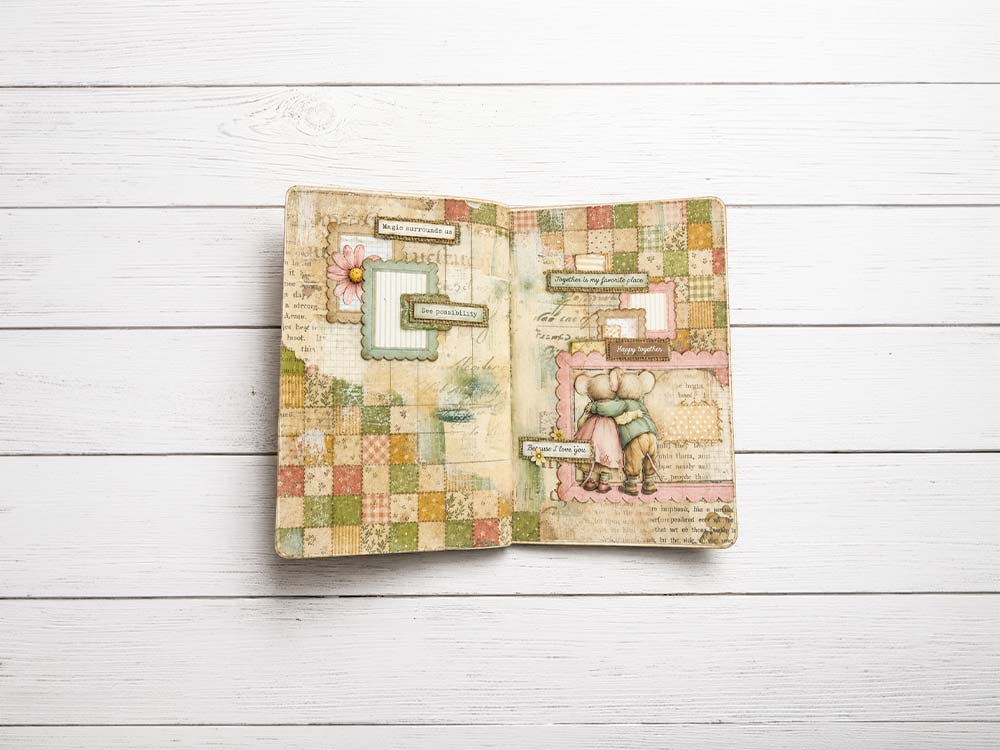 Stamperia Cozy Family scrapbooksett komplett bundle