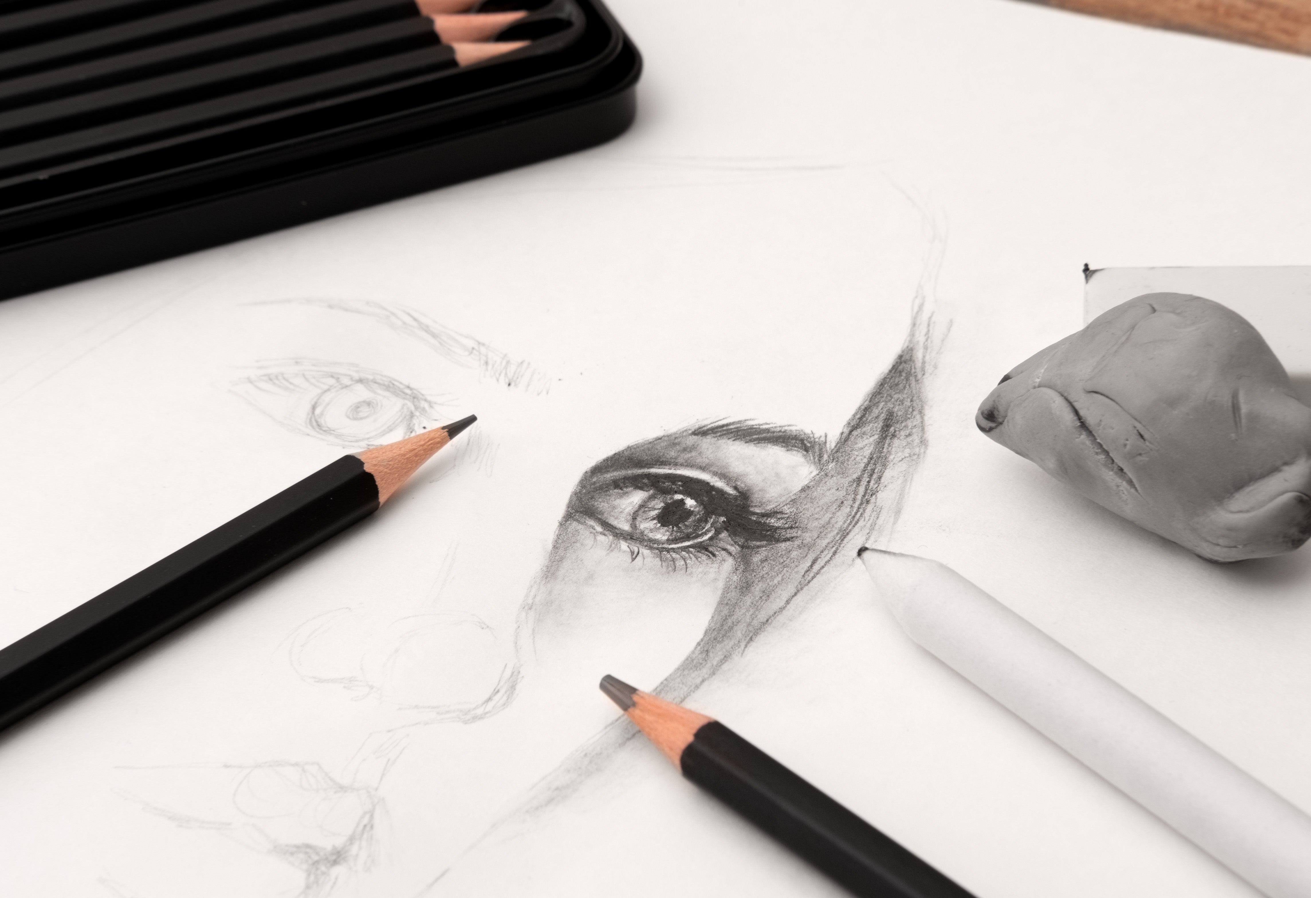 Studio Light Essentials Drawing Tools papirstubber 6 stk kull