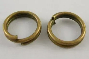 Korthobby Dobbel jump ring hoppringer metall