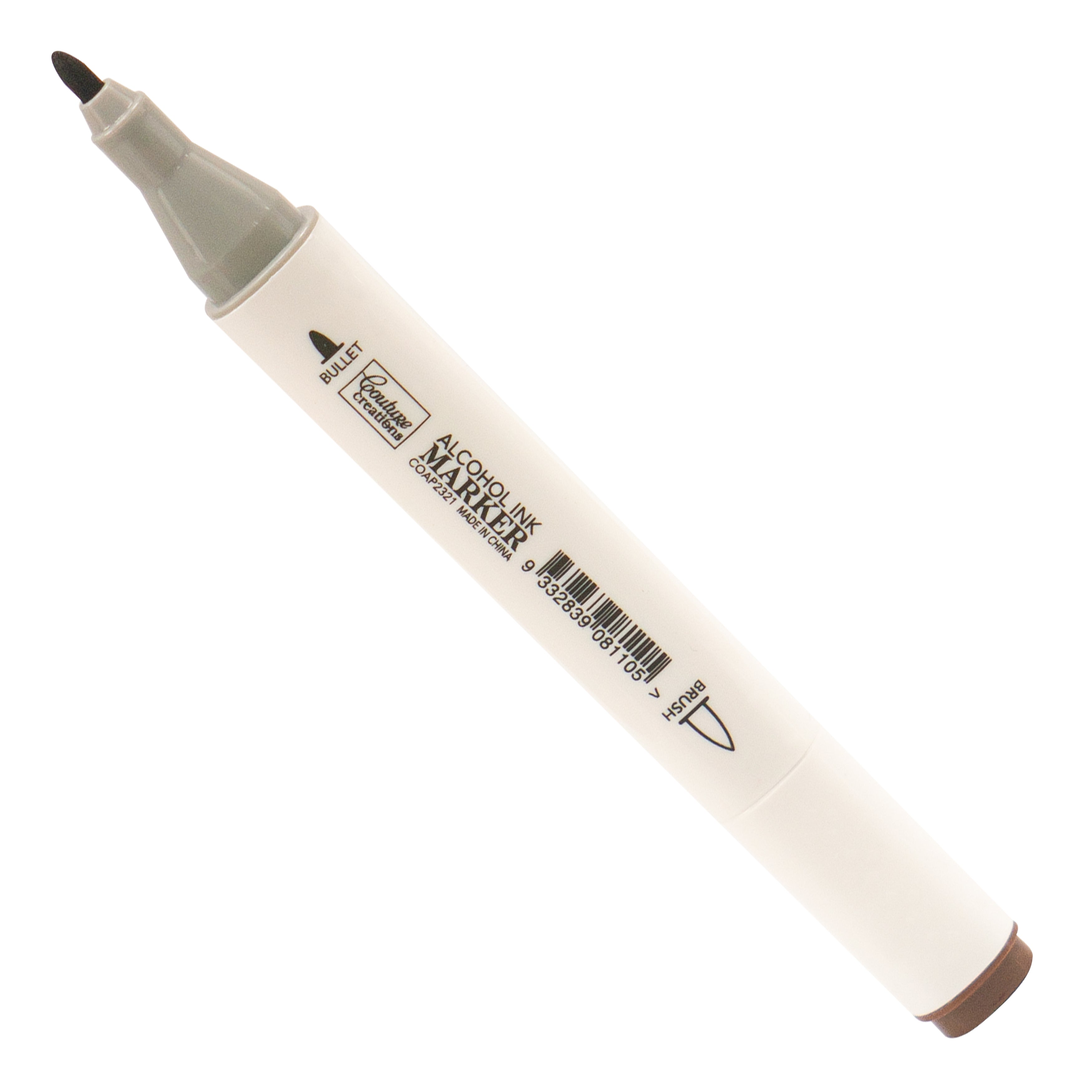 Couture Creations Twin Tip alkoholtusj Walnut dobbel tupp brun