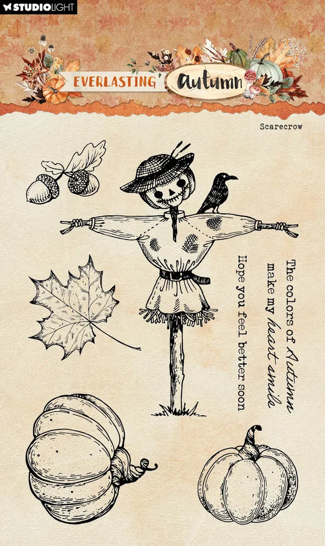 Studio Light Everlasting Autumn Scarecrow stempel klart
