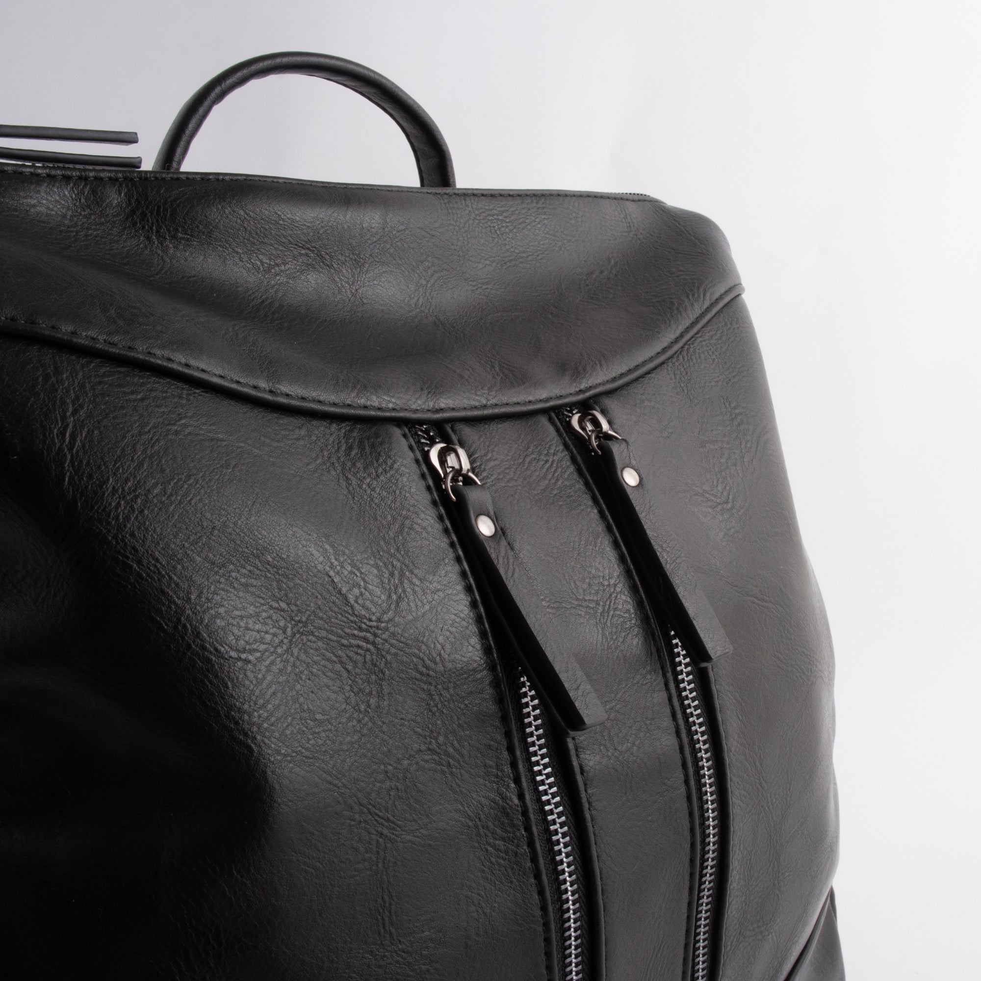 KaiserCraft sekk faux leather Messenger svart