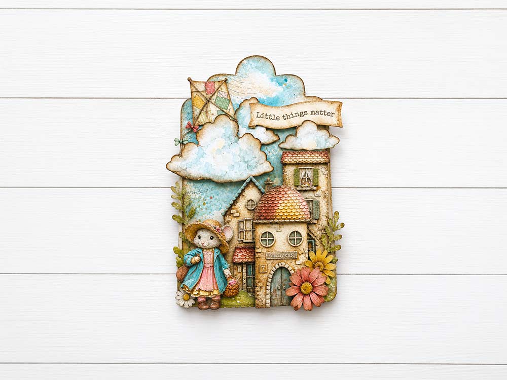 Stamperia Cozy Family scrapbooksett komplett bundle