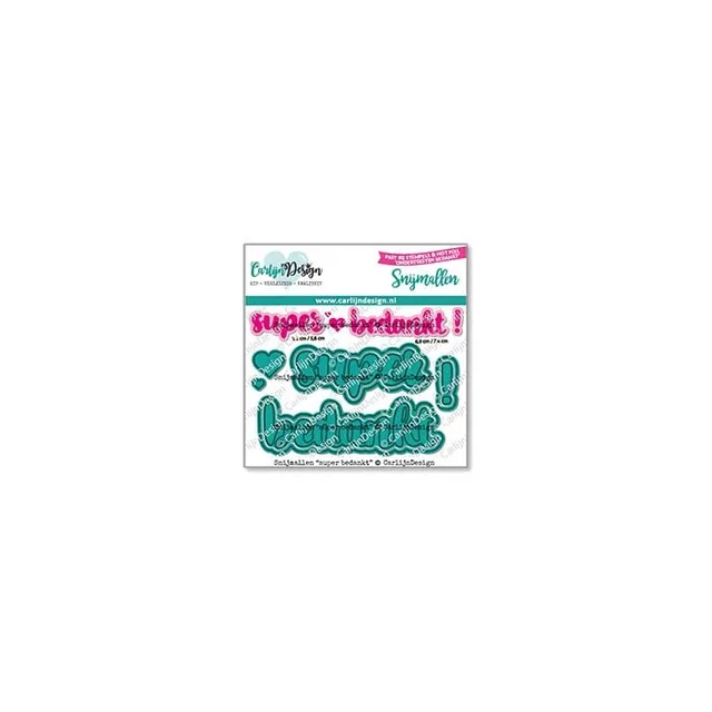 CarlijnDesign CDSN-0235 dies super bedankt brush