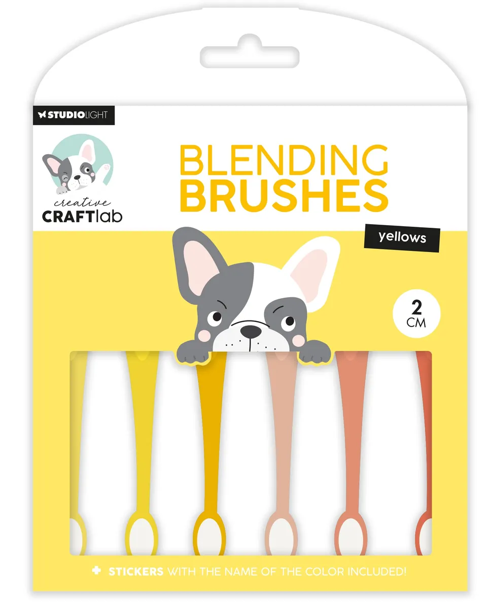 Creative Craftlab Essentials blending børste gul myk