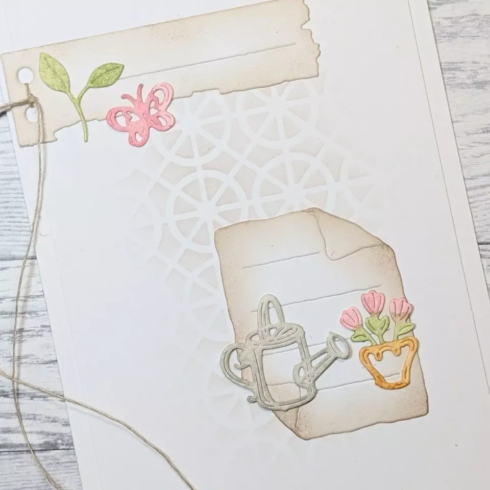 Gummiapan Doddlade hageredskaper stempel