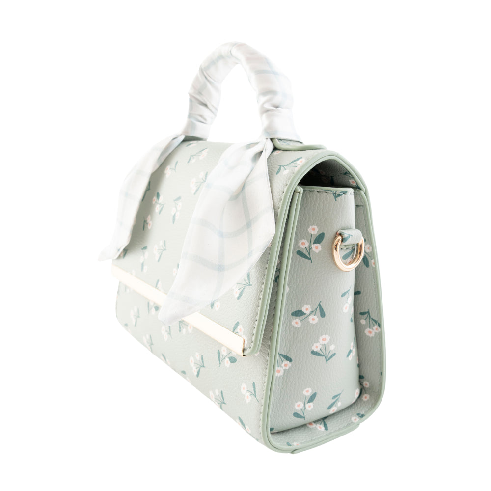 K&Co. Wild Flower Paper Flower veske med skjerf liten
