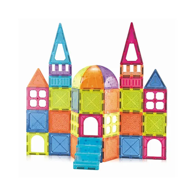 Kaiser Toy Box byggesett magnet Castle 33 deler