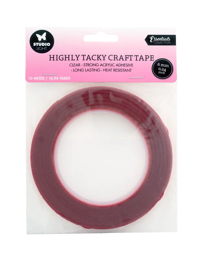 Studio Light Essentials dobbeltsidig tape 6 mm 10 m ekstra sterk