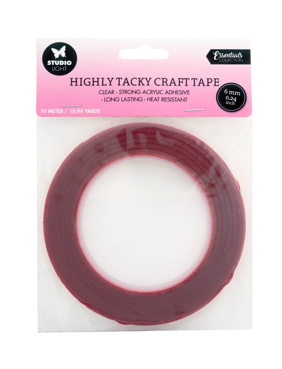 Studio Light Essentials dobbeltsidig tape 6 mm 10 m ekstra sterk