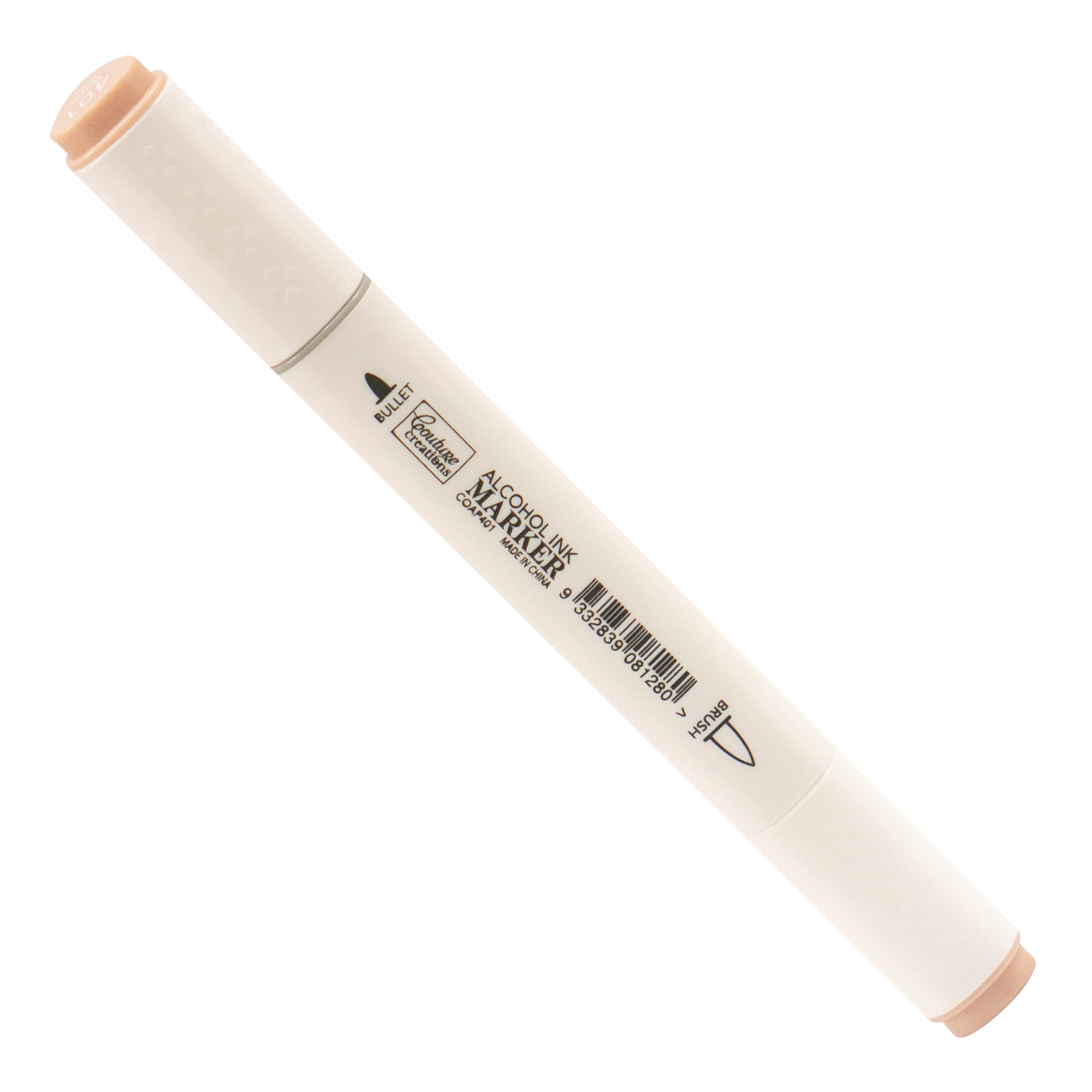 Couture Creations Twin Tip tusj warm grey alkohol dobbel spiss