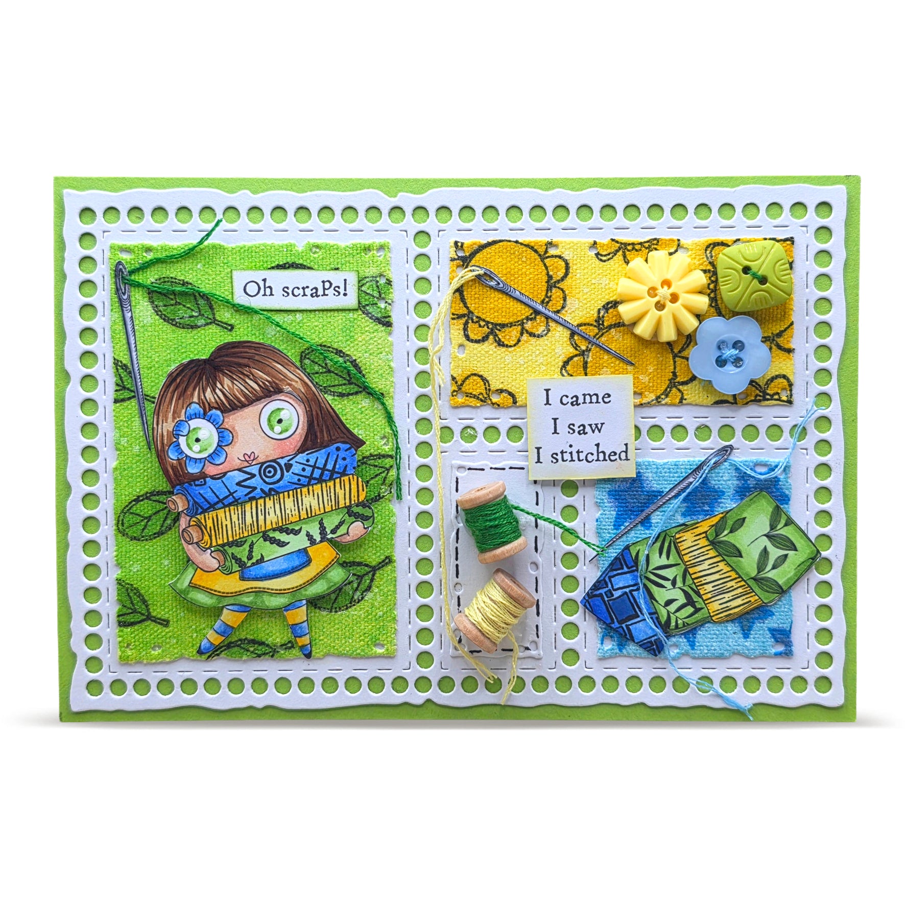 Aall and Create TP-1499 Fabric Habit stempelsett A7
